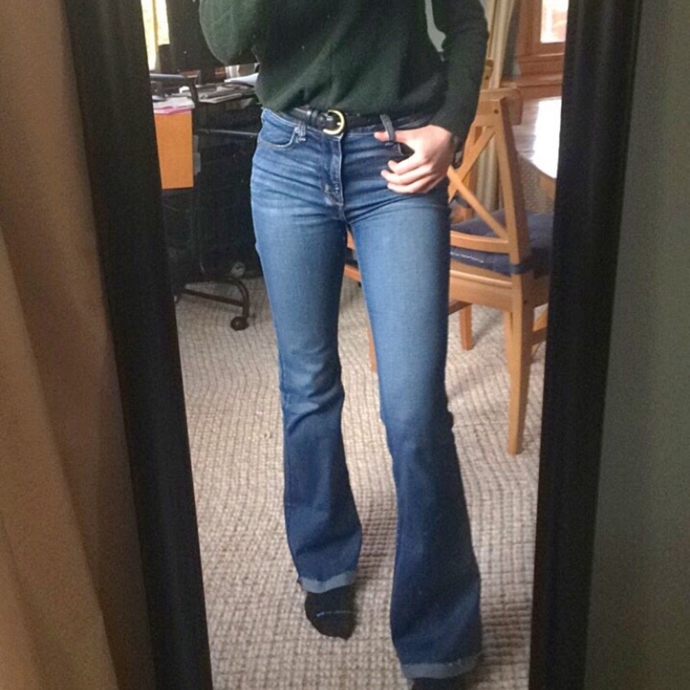 American Eagle High Rise Slim Flare Jeans